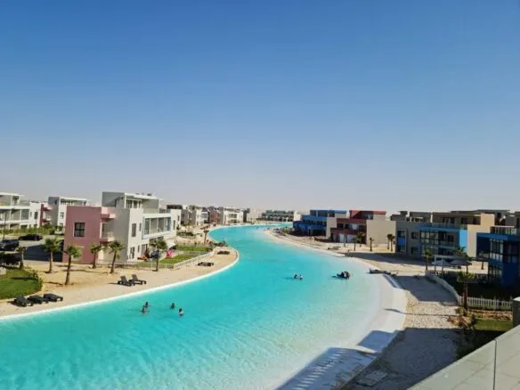 Chalet for Sale in Plage, Sidi Abdel Rahman | 3 Beds, First Row on the Lagoon