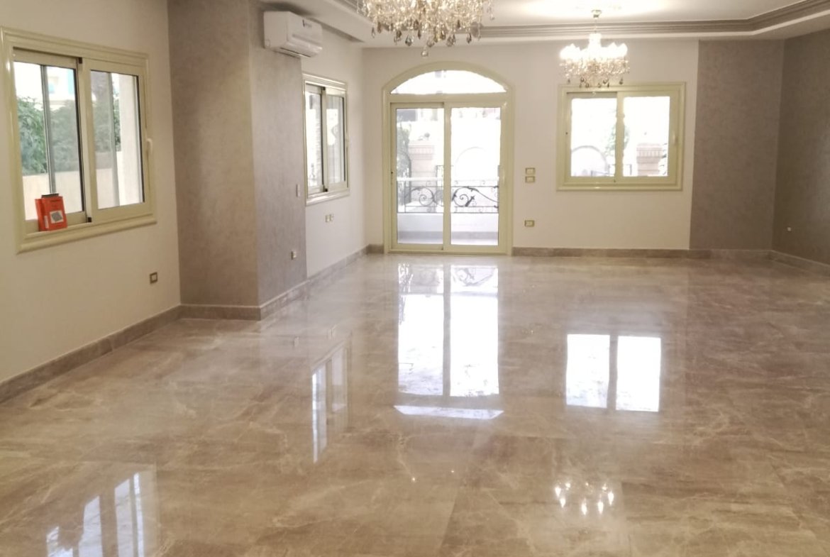 Apartment for rent in West Golf Compound semi furnished with amazing view