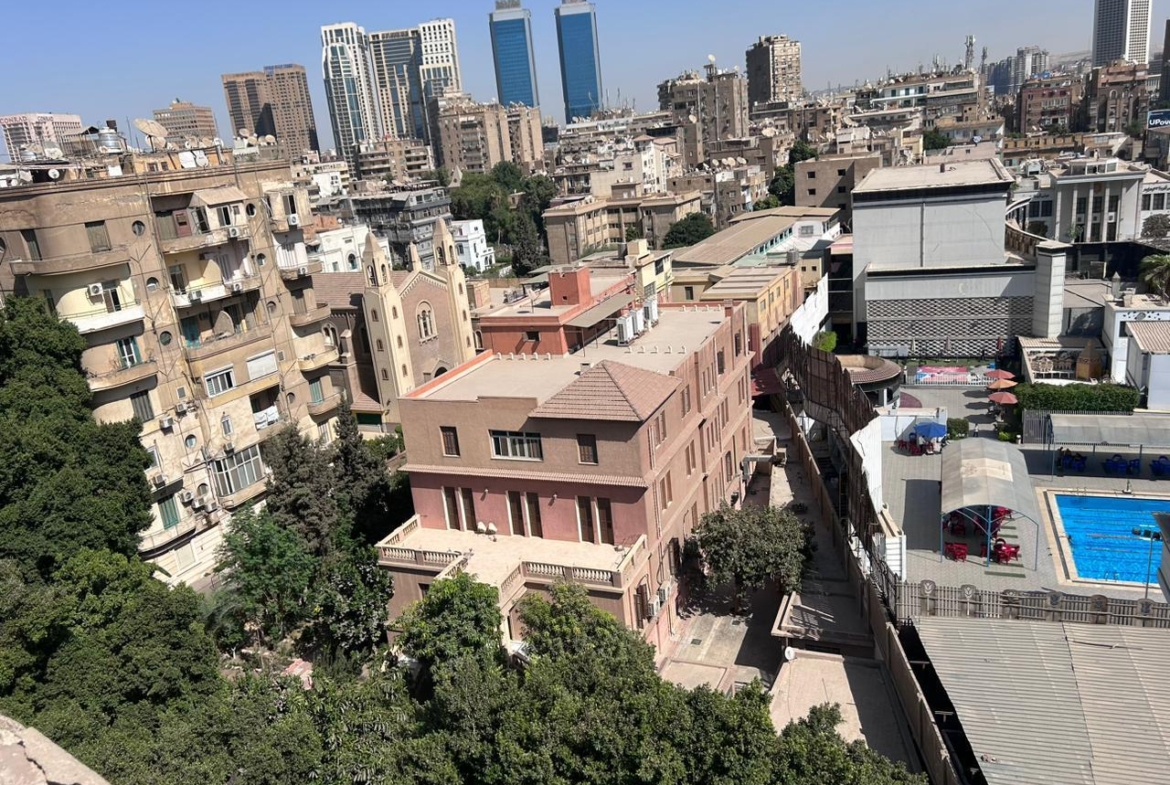 Rooftop view over trees and buildings - shop in Zamalek
