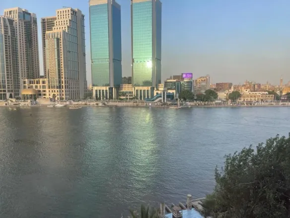 Nile view apartment for sale in Zamalek Cairo - panoramic Nile view - شقة فيو نيل للبيع في الزمالك القاهرة - فيو نيل بانوراما