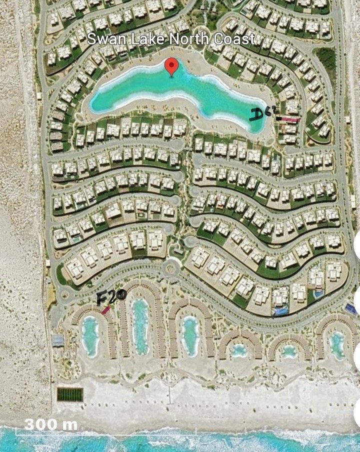 كابانا للبيع في Swan Lake – Hacienda Bay إطلالة على البحر 45 متر مربع