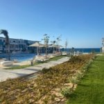 Sea and pool view from the chalet in Fouka Bay, North Coast - فيو البحر وحمام السباحة من الشاليه في فوكا باي - chalet for sale in Fouka Bay sea view