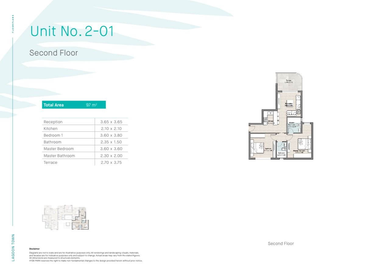 Chalet for Sale in Seashore with 97 sqm and Full Finish