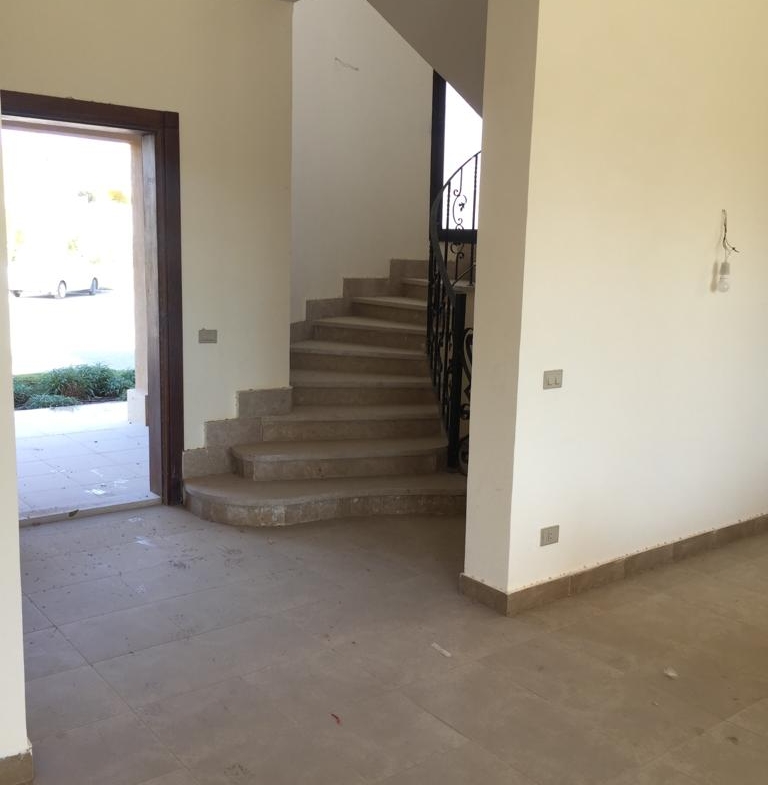 Empty entrance hall beside the stairs - villa in Little Venice, Ain Sokhna