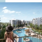 Marassi lagoon and swimming pools view - إطلالة على اللاجون وحمامات السباحة في مراسي - chalet for sale in Marassi North Coast