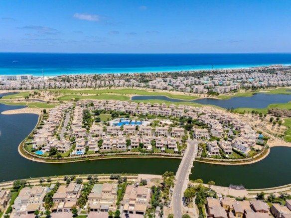 Marassi - developer aerial community photograph, not the listed townhouse or its view
