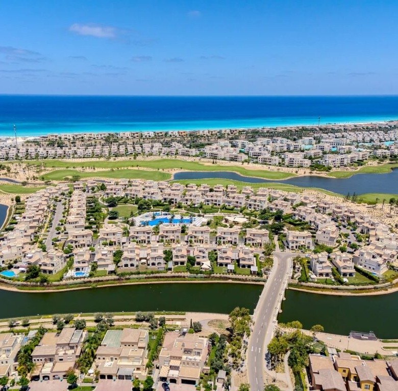Marassi - developer aerial community photograph, not the listed townhouse or its view