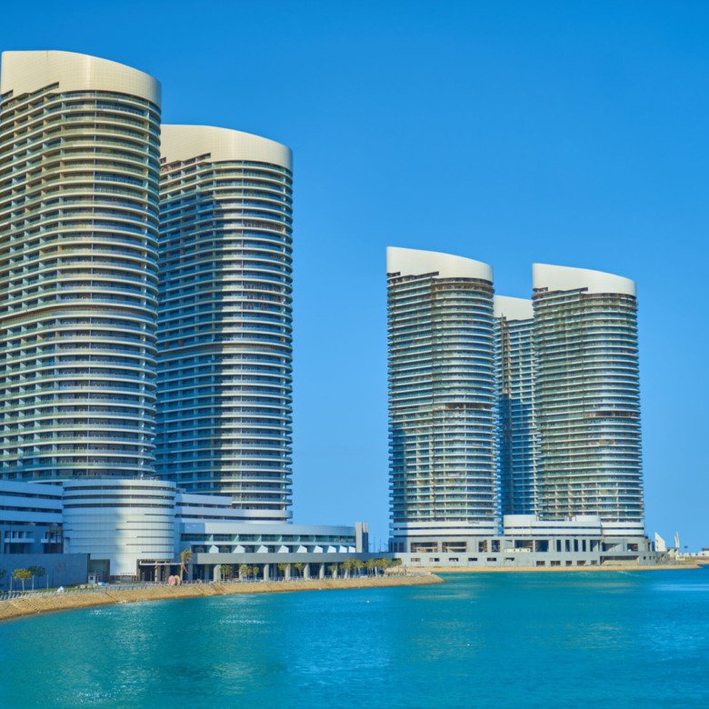 North Edge Towers New Alamein towers view - أبراج نورث إيدج العلمين الجديدة