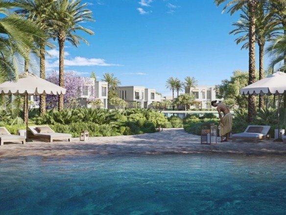 Soul Breeze - developer illustration of the project under construction, not the listed townhouse or its view
