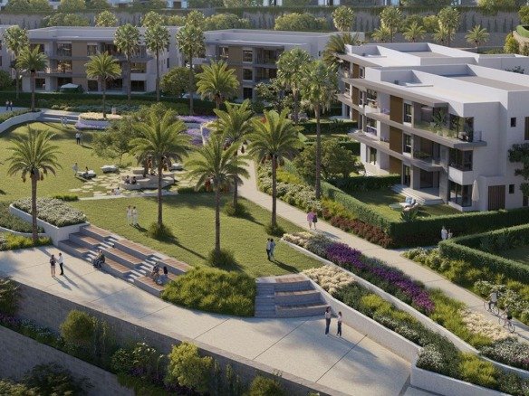SwanLake West - developer project illustration, not the listed twinhouse or its view