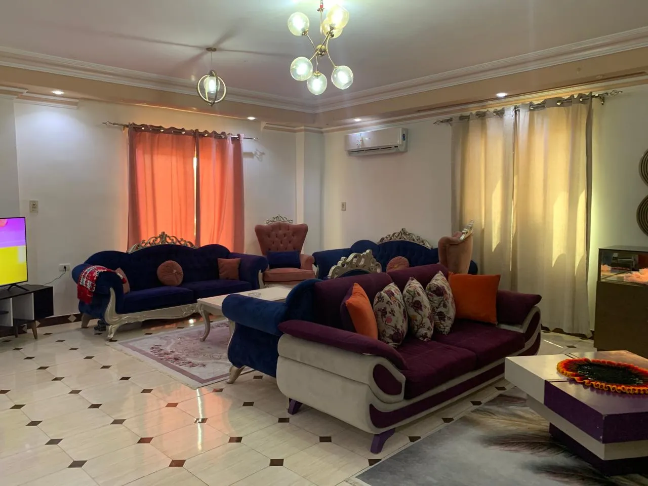 apartment interior - District 8 Sheikh Zayed - شقة ديستريكت 8 الشيخ زايد - 4 bedroom apartment for rent in District 8