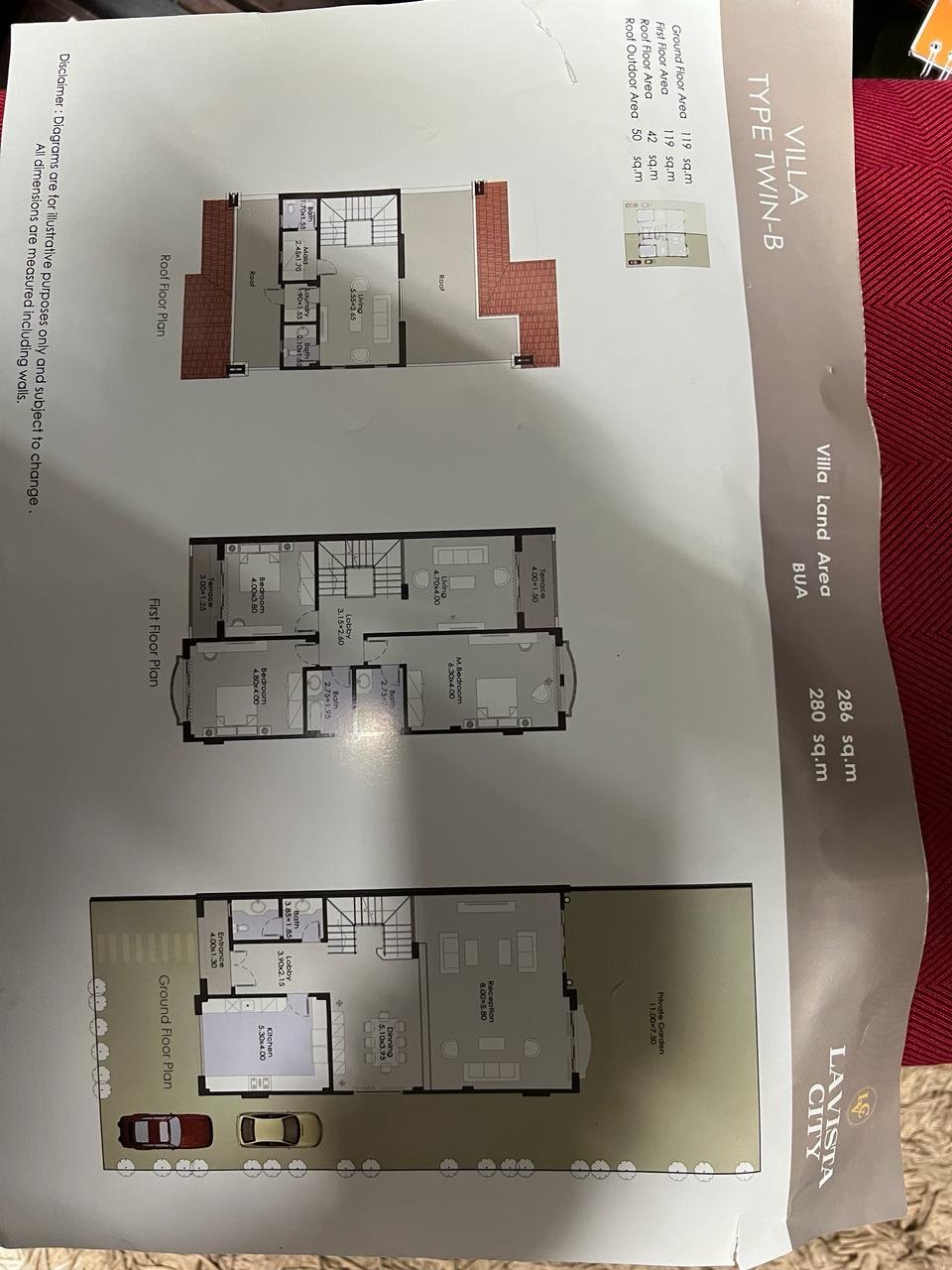 3 bedroom twin house for sale in la vista