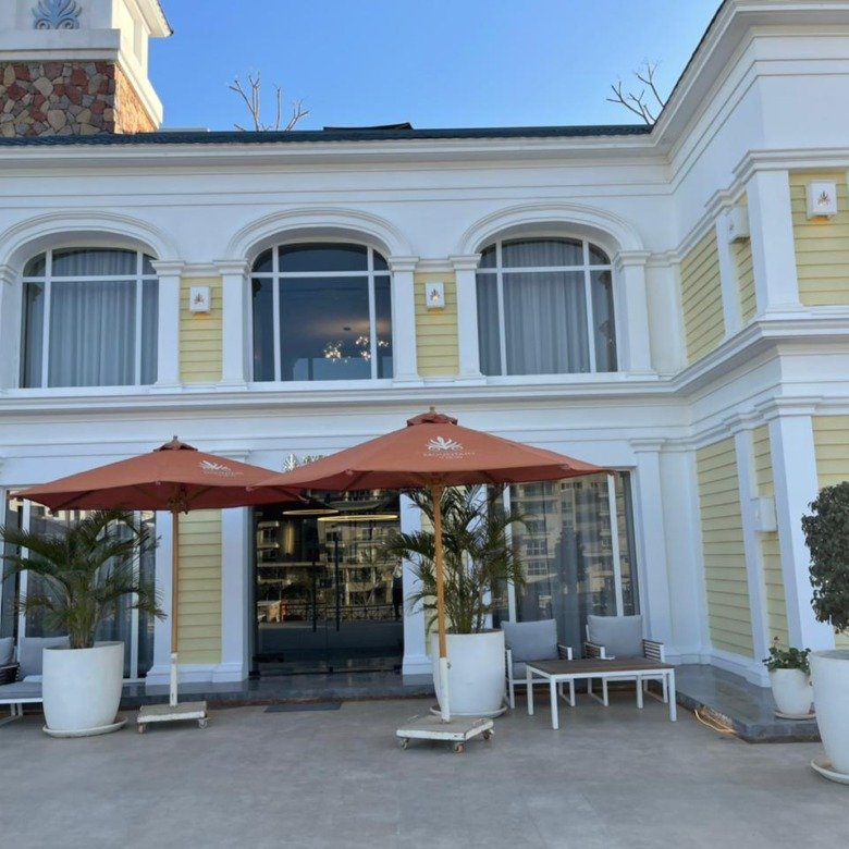 Townhouse facade with front terrace in Green Square Compound Mostaqbal City | واجهة تاون هاوس بتراس أمامي في كمبوند جرين سكوير مدينة المستقبل