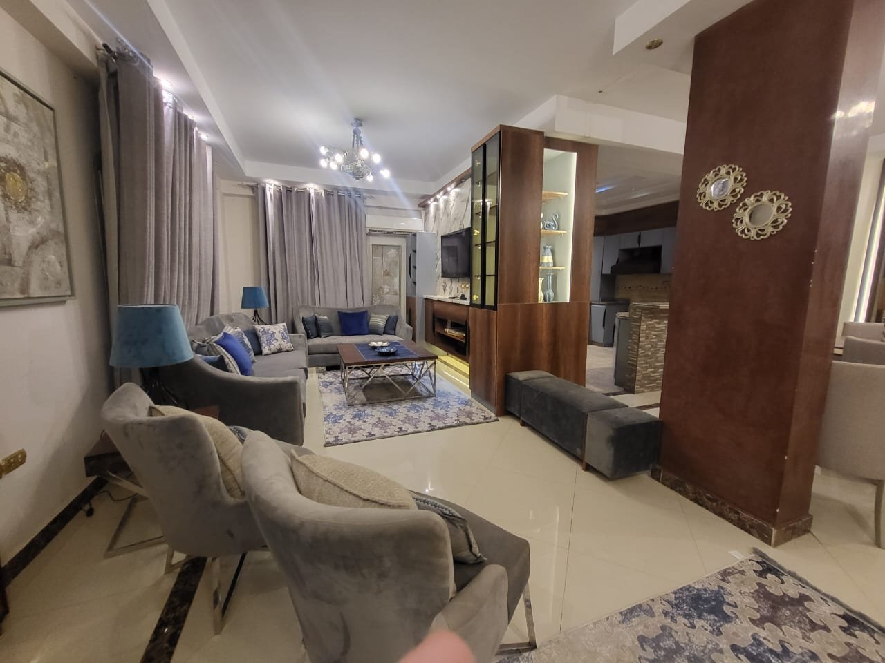 3-bedroom-property-for-sale-in-new-cairo-6 Penthouse for sale with High Super-lux interiors