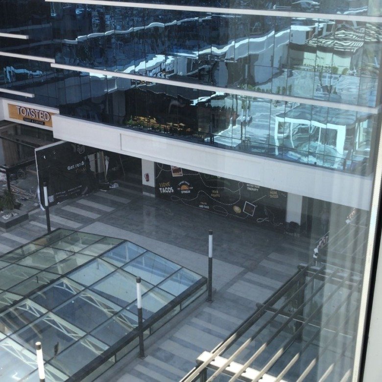Atrium view from the 53 sqm Trivium Square office