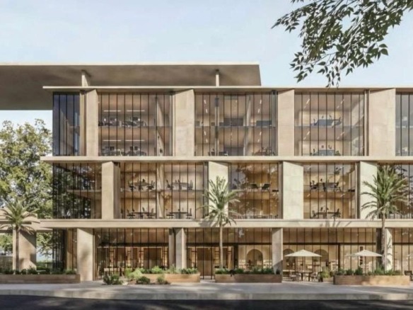 Everyday Mall facade project render, Al Yasmeen, New Cairo office for sale