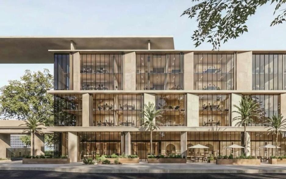 تصور معماري لواجهة ايفرى داى مول في الياسمين بالقاهرة الجديدة ضمن إعلان العيادة للبيع