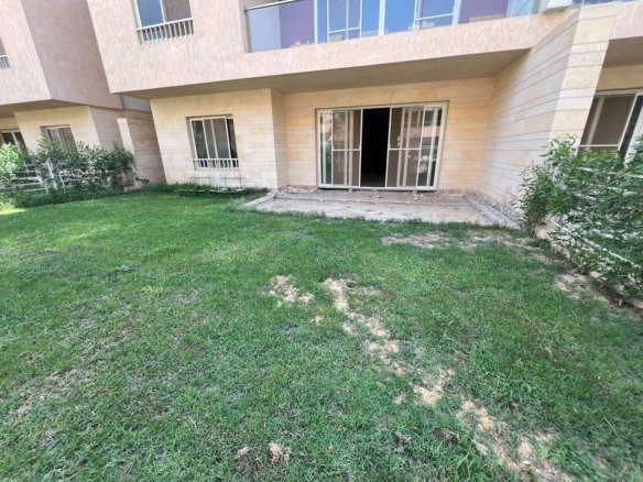 Ground-floor apartment facade and private garden in Promenade, Fifth Settlement, New Cairo, apartment for sale | واجهة الشقة الأرضي وحديقتها الخاصة في برومناد التجمع الخامس، شقة للبيع