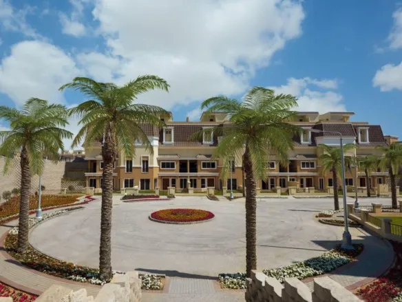 Landscaped plaza in Sarai, Mostaqbal City, Cairo, apartment for sale | ساحة لاندسكيب في سراي مدينة المستقبل، القاهرة، شقة للبيع