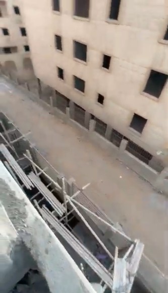 فيو على الشارع من شقة بالدور الثاني في تمر حنة القاهرة الجديدة