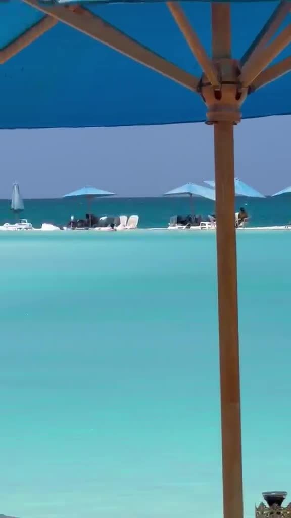 Lagoon directly outside the included cabana | اللاجون أمام الكابانا المشمولة بالبيع مباشرة