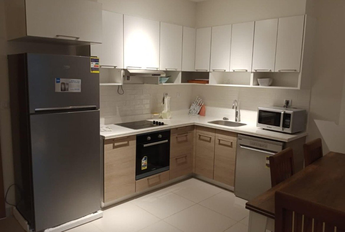 Fitted kitchen, Marassi Marina 2 chalet for sale | المطبخ المجهز، شاليه للبيع في مراسي مارينا 2