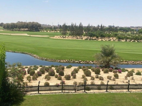 Open golf and water view, twin house for rent in Marassi Blanca, North Coast | فيو مفتوح على الجولف والمياه، توين هاوس للإيجار في مراسي بلانكا، الساحل الشمالي