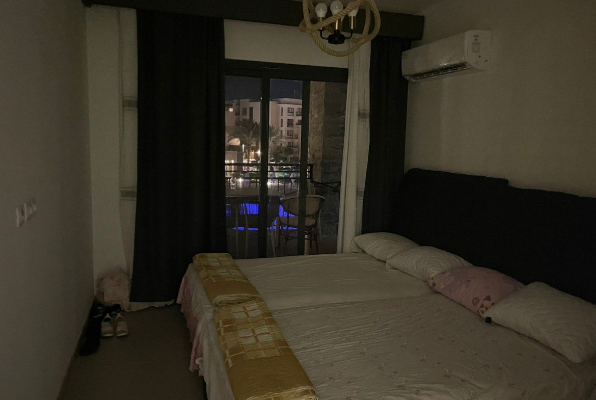 Bedroom with storage, Marassi Marina 1 North Coast chalet for rent | غرفة النوم ووحدات التخزين، شاليه للإيجار في مراسي مارينا 1 الساحل الشمالي