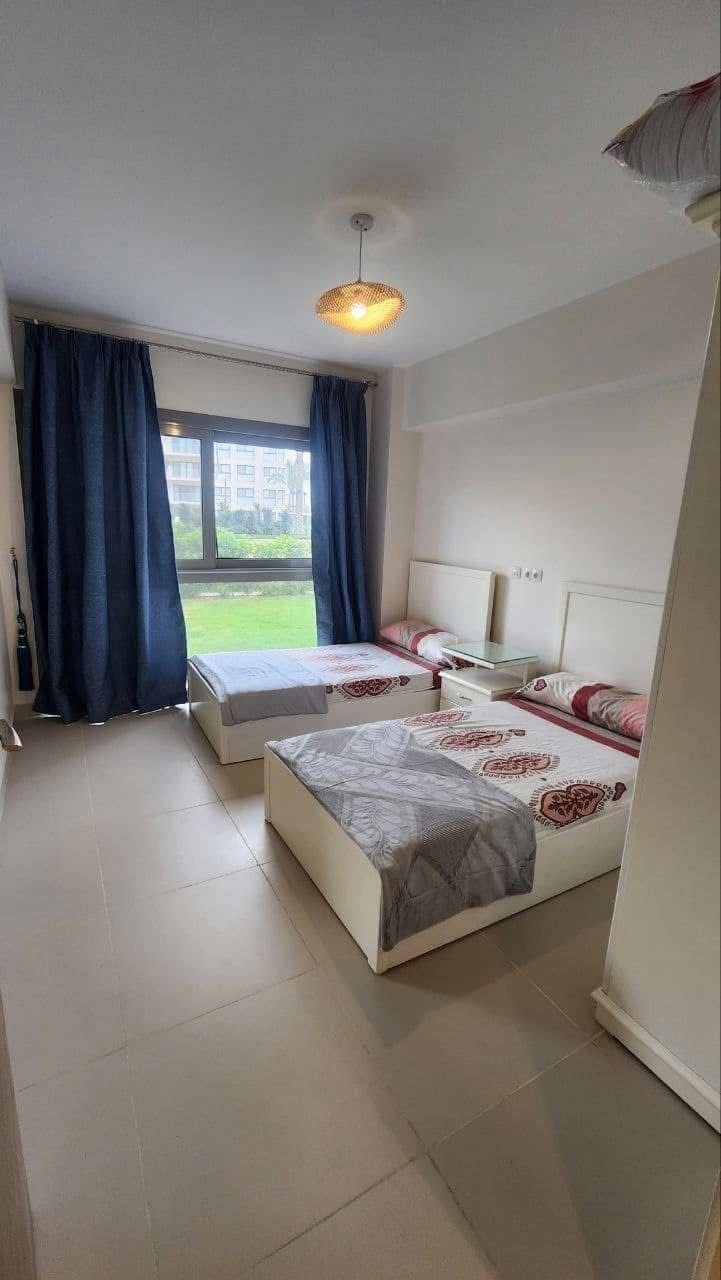 Furnished bedroom, Marassi Marina 2 North Coast chalet for rent | غرفة نوم مفروشة، شاليه للإيجار في مراسي مارينا 2 الساحل الشمالي