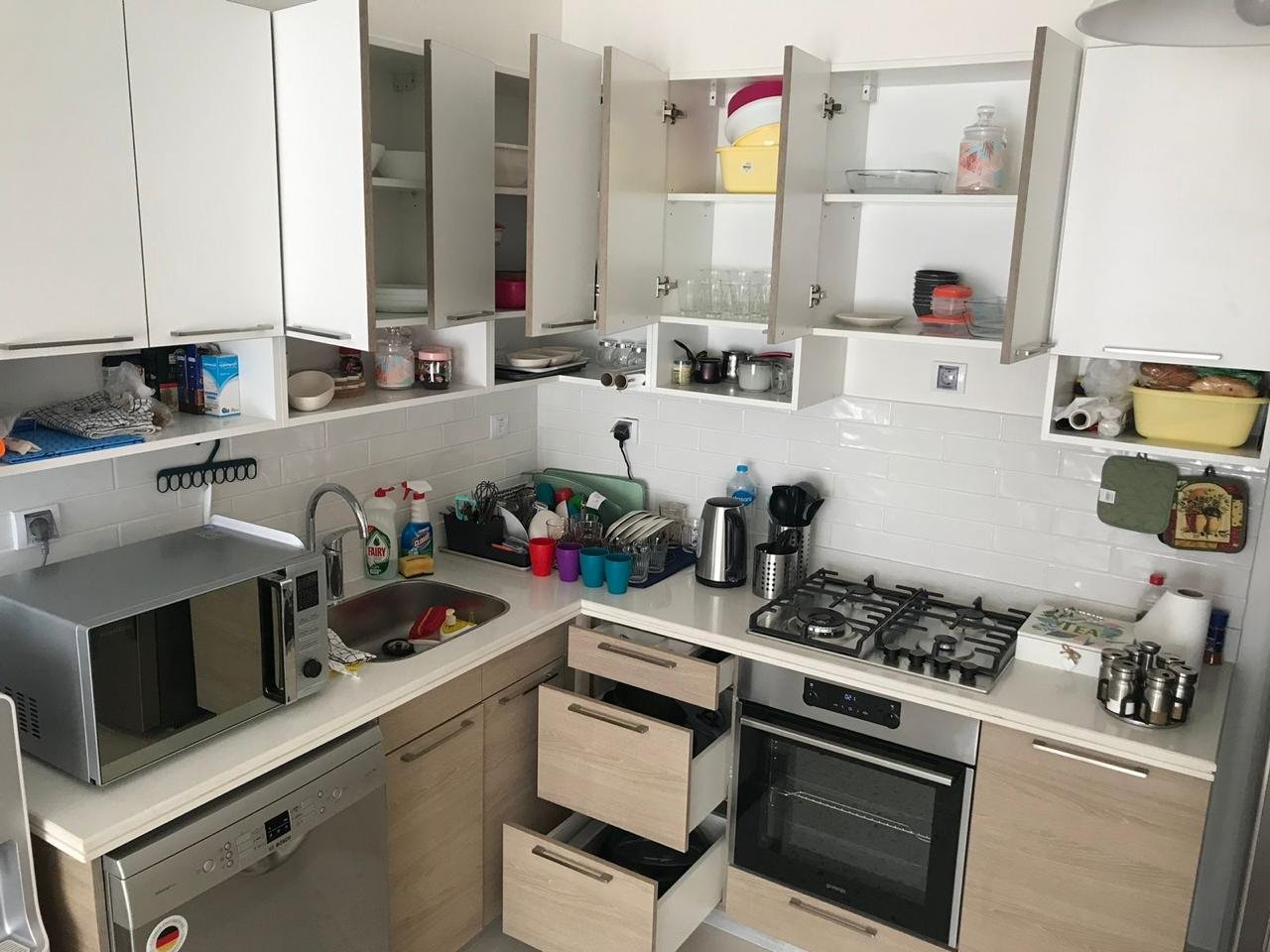 Equipped kitchen, chalet for sale in Marassi Marina 2, North Coast | مطبخ مجهز، شاليه للبيع في مراسي مارينا 2، الساحل الشمالي