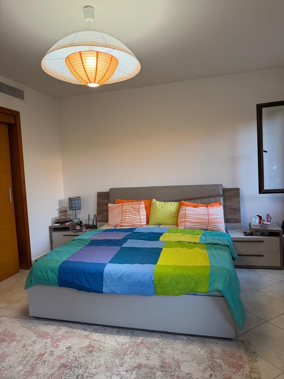 16-marassi-verona-295-05 Bedroom with twin beds, villa for rent in Marassi Verona, North Coast | غرفة نوم بسريرين، فيلا للإيجار في مراسي فيرونا، الساحل الشمالي