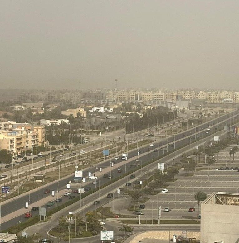 View of roads and surrounding buildings