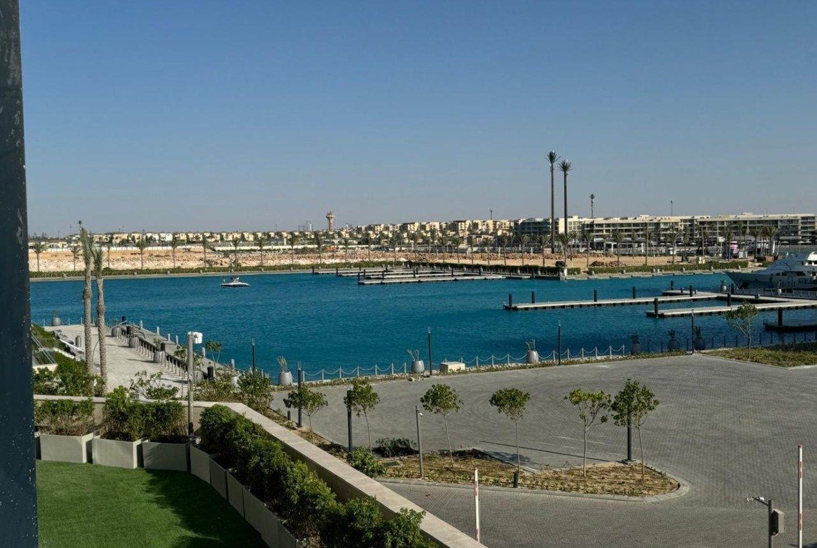 Waterfront view from the apartment in Marassi, North Coast