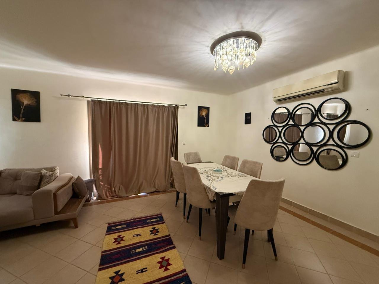 Garden View & New Furniture | Marassi Catania Chalet for Rent