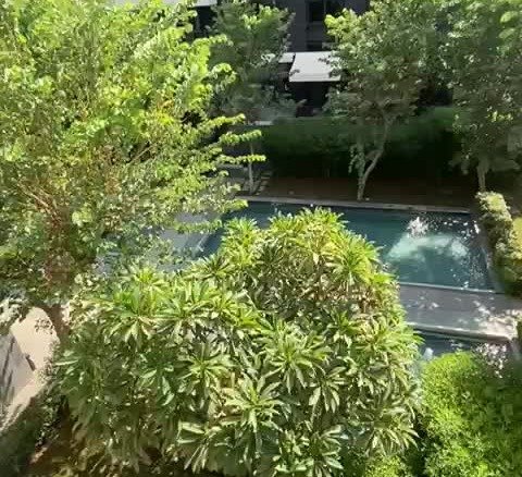 Water feature and landscaped view, apartment for sale in Waterway 1, New Cairo | إطلالة على المسطحات المائية والمساحات الخضراء، شقة للبيع في واتر واي 1، القاهرة الجديدة