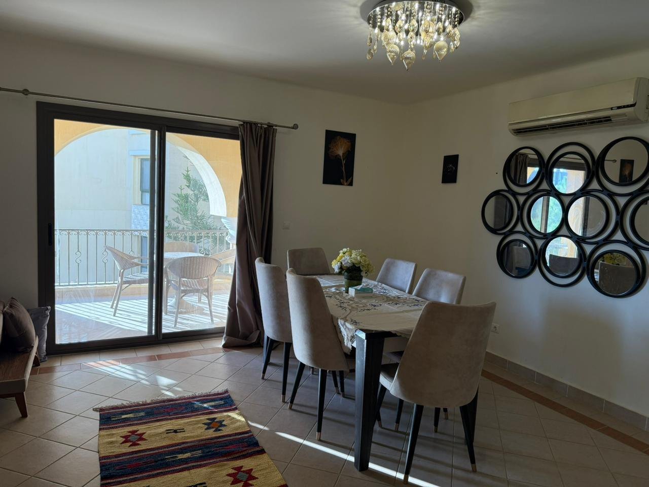Garden View & New Furniture | Marassi Catania Chalet for Rent