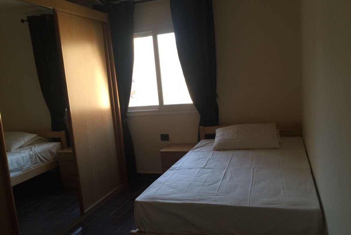 Second bedroom, Madinaty furnished apartment for rent | غرفة نوم ثانية، شقة مفروشة للإيجار في مدينتي