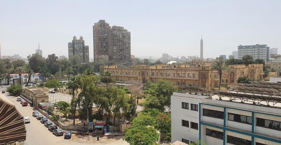 Cairo skyline from upper floors - سماء القاهرة من الأدوار العليا - 102-03