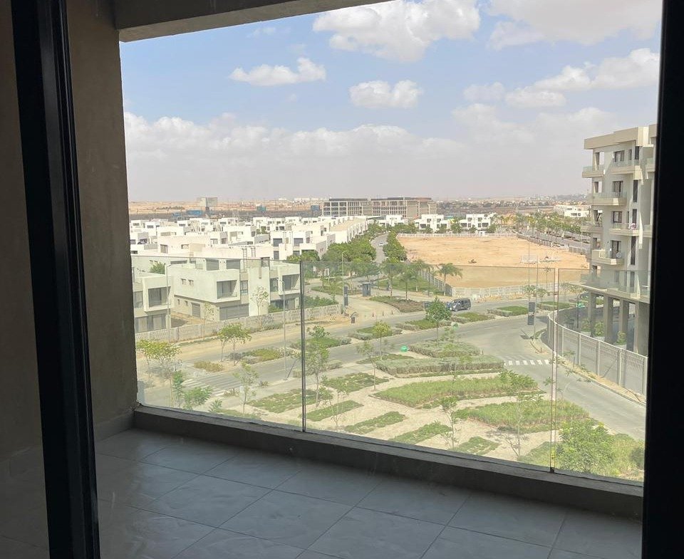 Window view of a green open landscape - apartment in Alburouj, Shorouk City