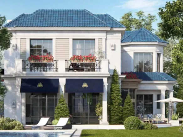 Villa (render) - 3BR I-villa for sale in Aliva, Mostaqbal City - render | الفيلا (تصور هندسي) - آي فيلا 3 غرف للبيع في أليفا مدينة المستقبل - تصور هندسي