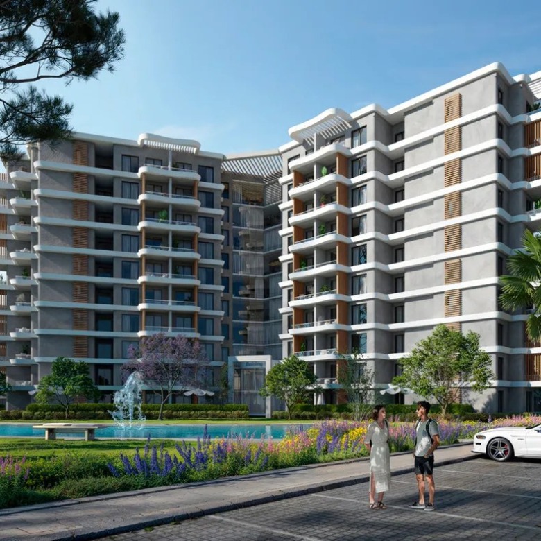 Badya compound apartment buildings by Palm Hills, 6th of October (render) - رندر لمباني كمبوند بادية بالم هيلز، 6 أكتوبر