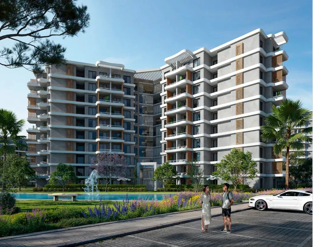 Badya compound apartment buildings by Palm Hills, 6th of October (render) - رندر لمباني كمبوند بادية بالم هيلز، 6 أكتوبر