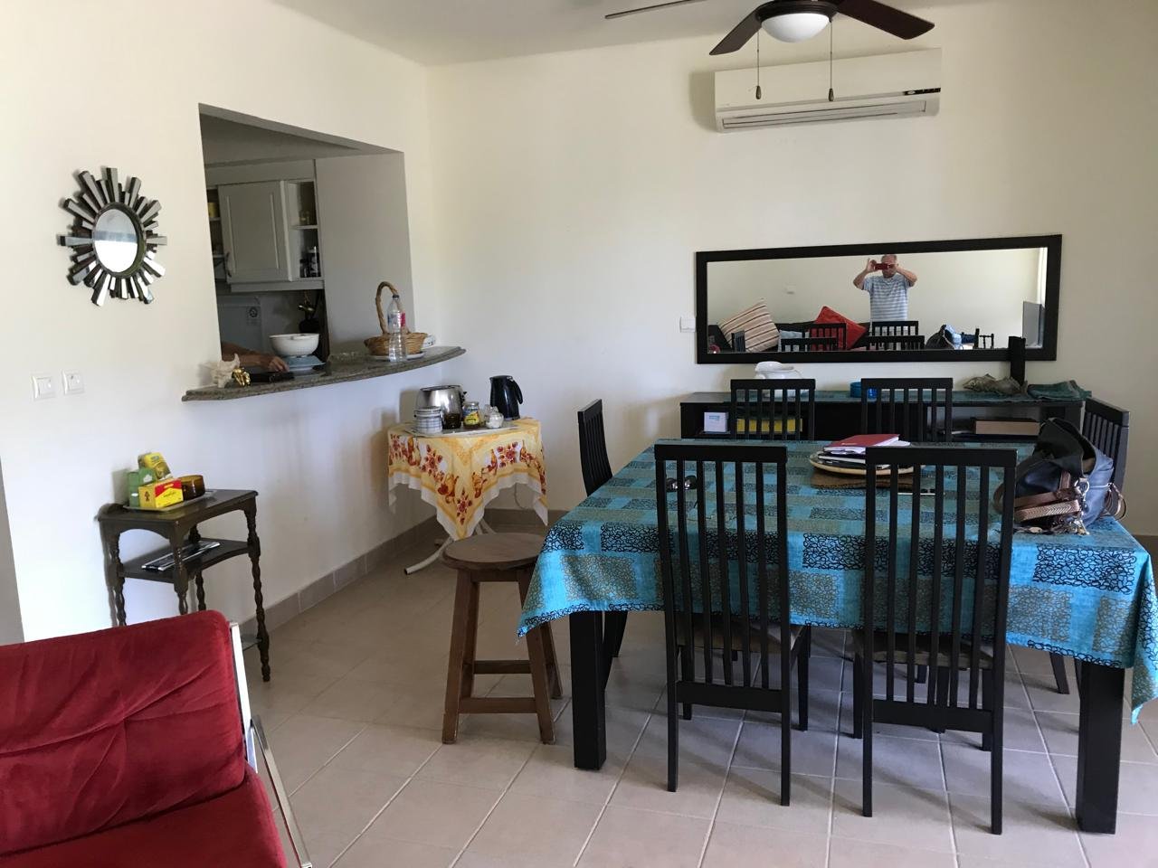 Furnished chalet for sale in Catania Marassi North Coast - reception and dining area