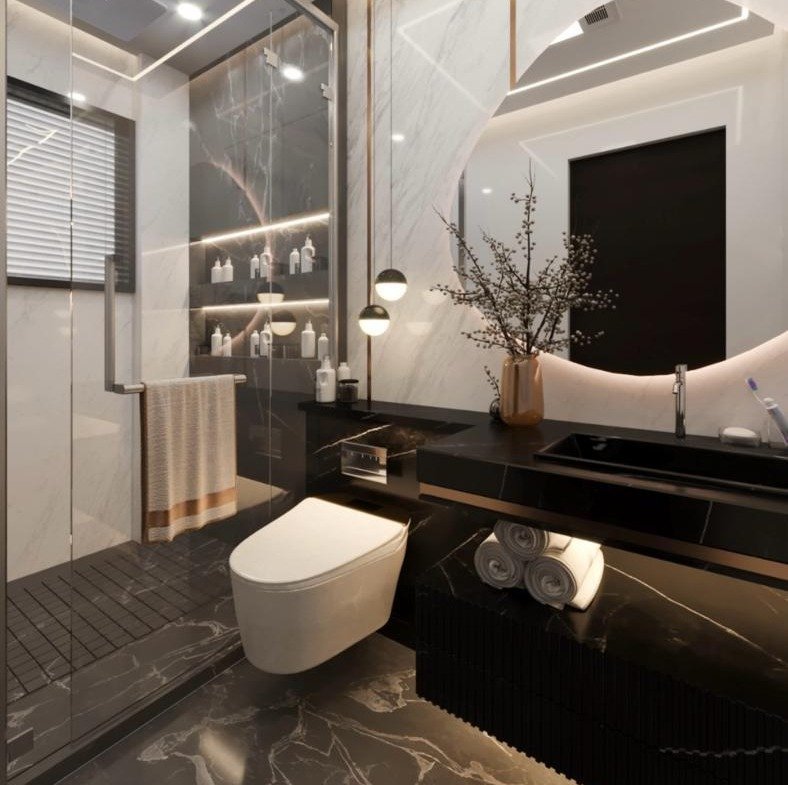 Furnished apartment Eastown New Cairo 215 sqm - شقة مفروشة إيستاون التجمع 118-01