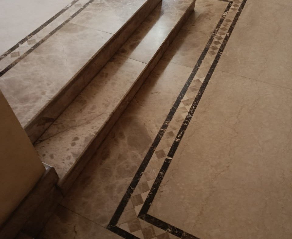 Marble staircase steps - درجات السلم الرخام - 101-05