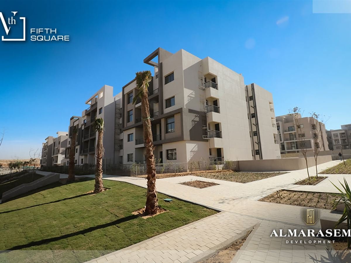 fsq469-i02 مباني شقق وممشى حديقة - شقة في المراسم فيفث سكوير، القاهرة الجديدة