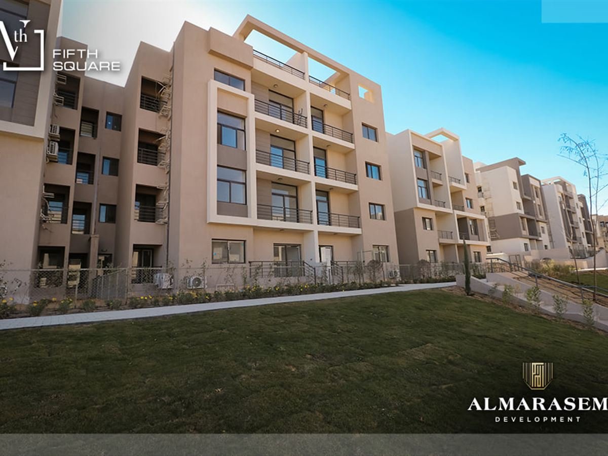 fsq469-i04 مباني شقق ومسطح أخضر - شقة في المراسم فيفث سكوير، القاهرة الجديدة