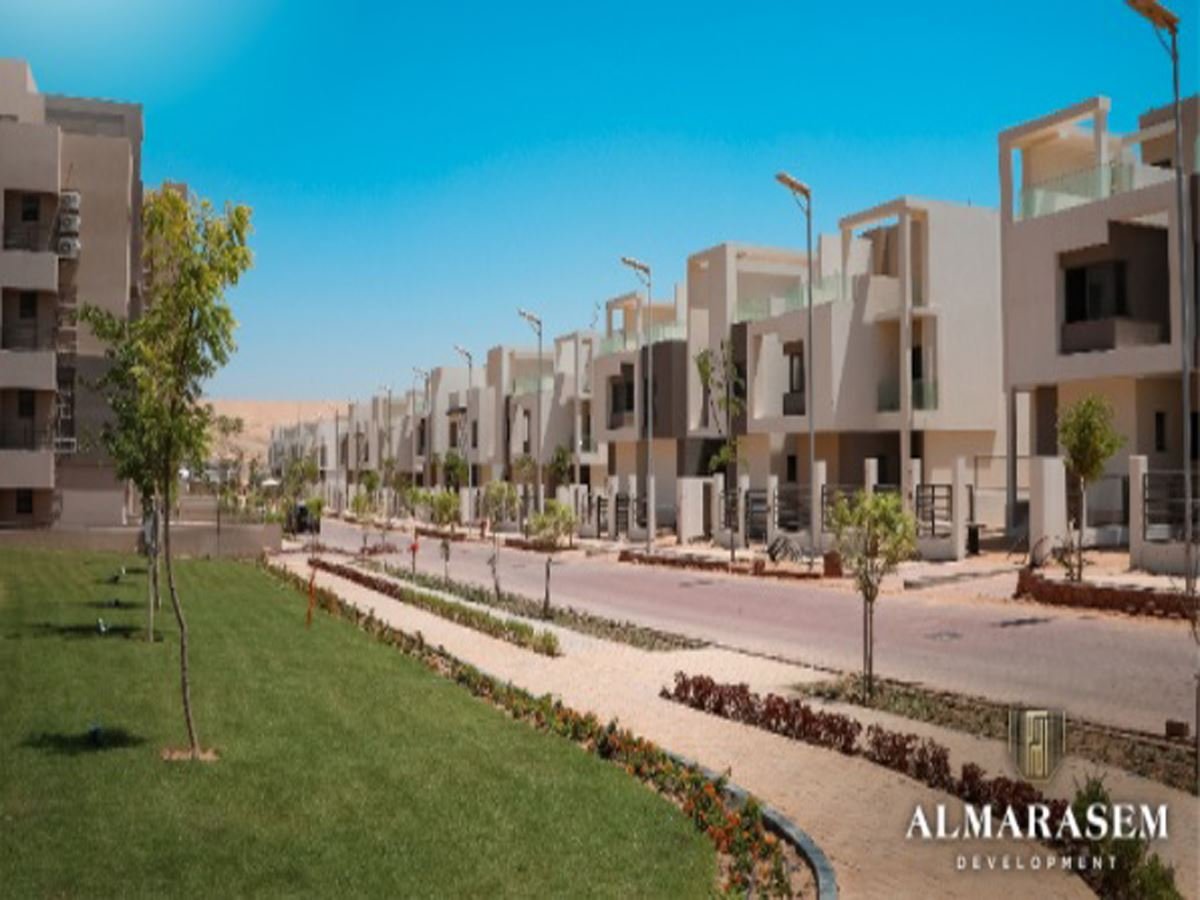 fsq469-i08 شارع الكمبوند ومباني الشقق - شقة في المراسم فيفث سكوير، القاهرة الجديدة