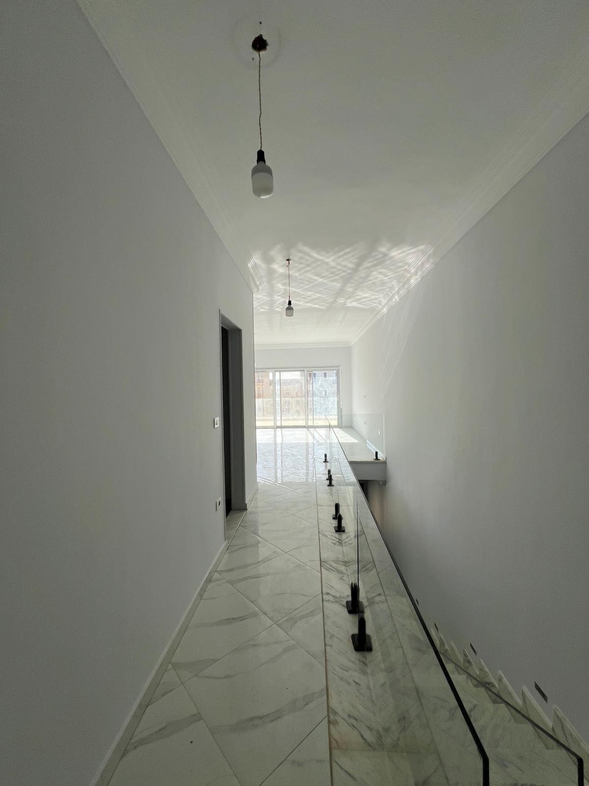 Long empty corridor - duplex in Hyde Park, New Cairo