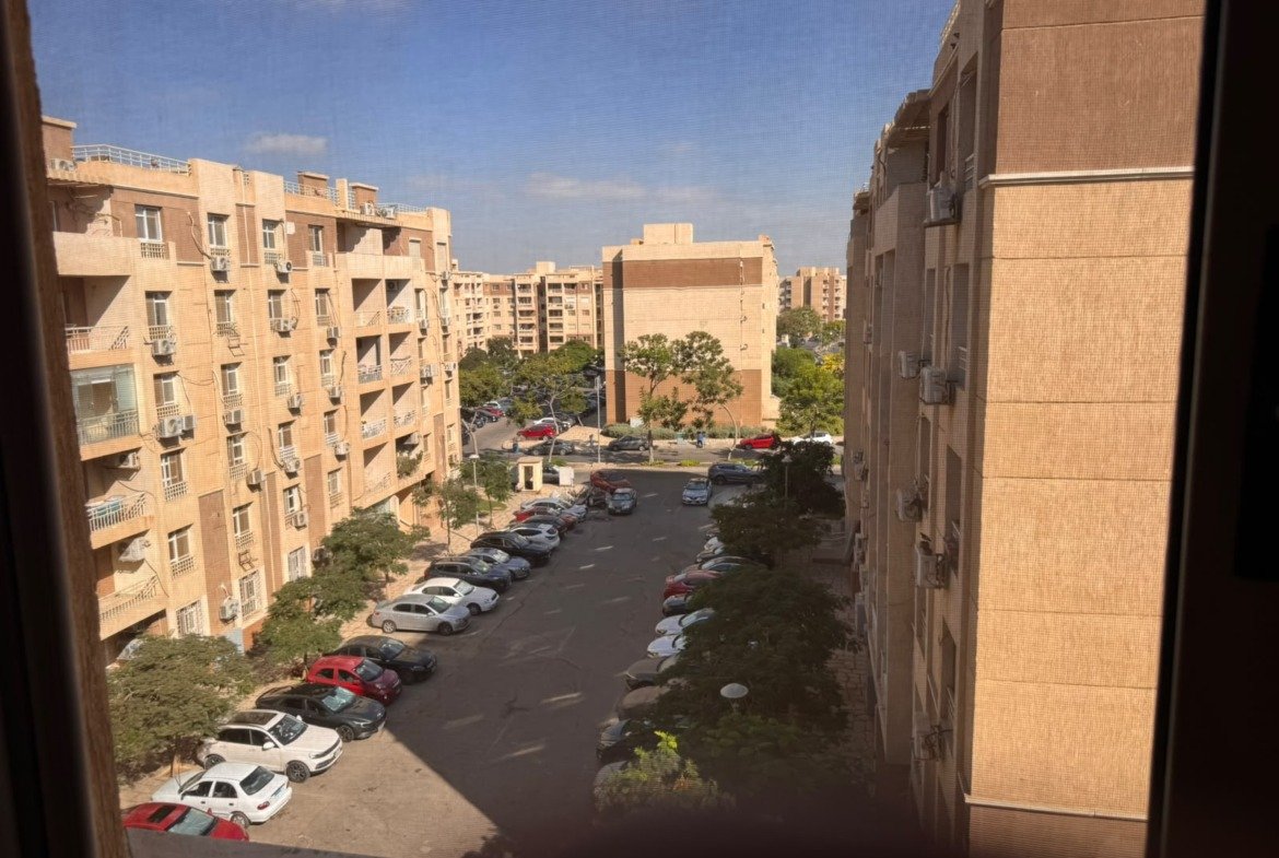 Apartment for sale in Madinaty B11 New Cairo - street view from balcony